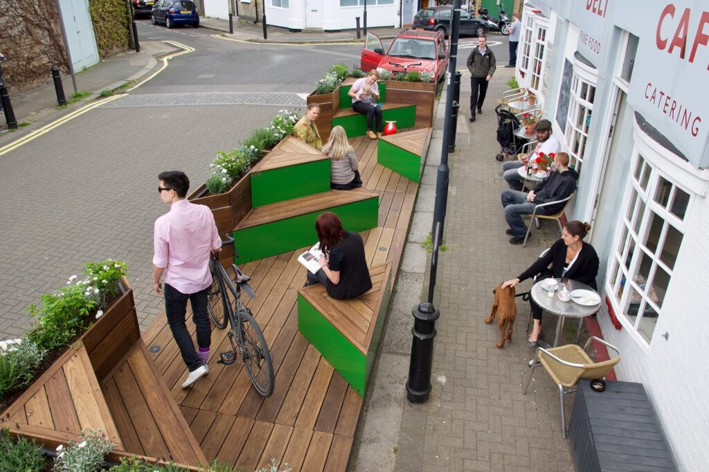 Cyclehoop parklet