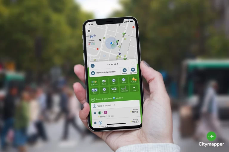 Citymapper e-scooter feature