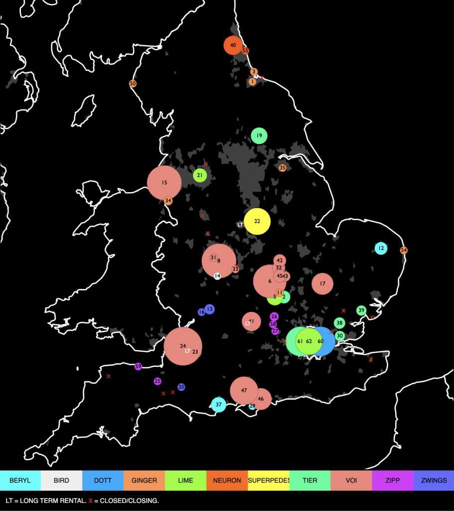 UK e-scooter trials